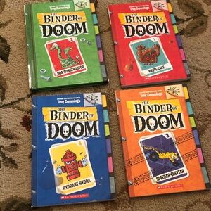 The Binder of Doom Kids Book Set – Blue, Green, Red, Orange Covers